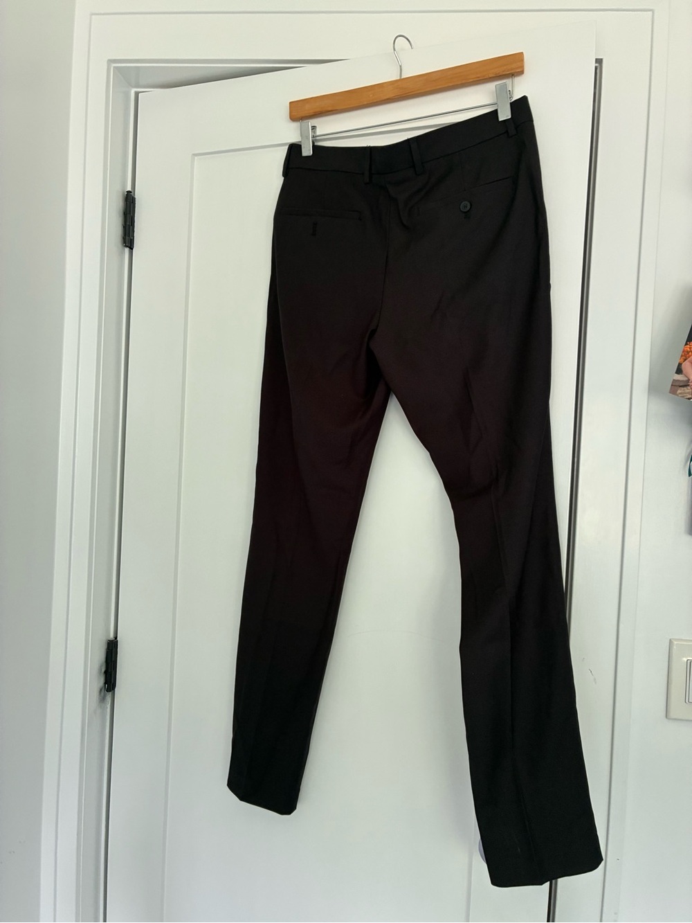 Perry Ellis Portfolio Slim Fit Ankle Pants in Dark Gray